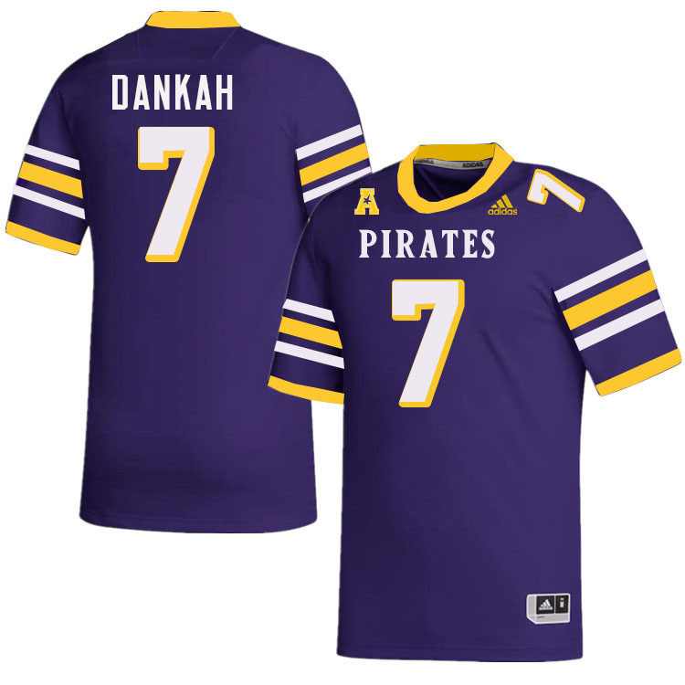 Samuel Dankah ECU Jersey,East Carolina Pirates #7 Samuel Dankah Jersey Youth College-Purple 2024